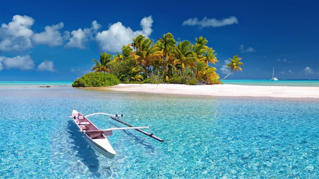 Plage lors d'un voyage responsable